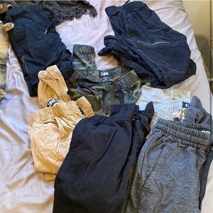 Dark grey champs sporting goods jogger sweatpants (two pairs)